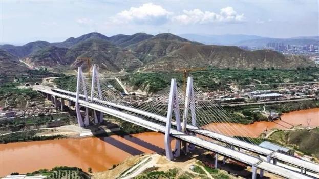國(guó)內(nèi)8度以上地震區(qū)最大跨度大橋，甘肅省桑園子黃河大橋項(xiàng)目交工檢測(cè)